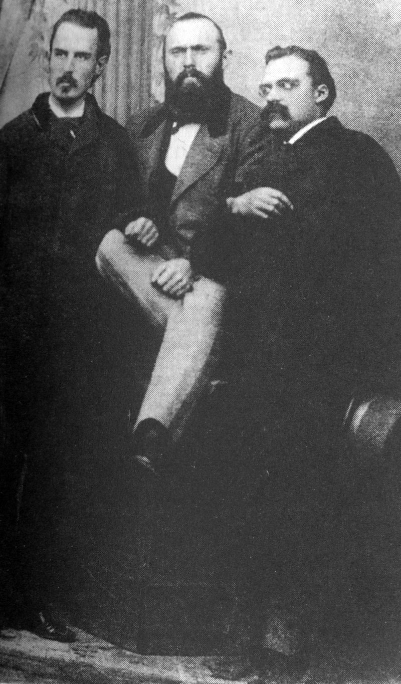 Erwin Rohde, Karl von Gersdorff and Nietzsche,Οκτώβριος 1871.